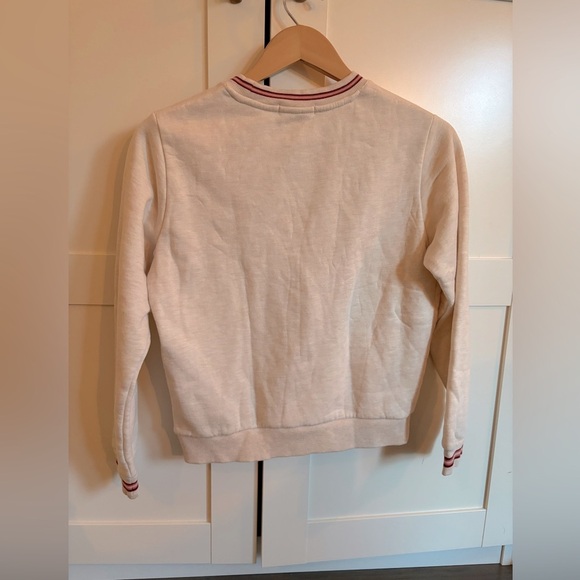 Marine Layer Anytime Crewneck Sweatshirt, oatmeal color, size XS comfy cozy soft - Picture 3 of 7